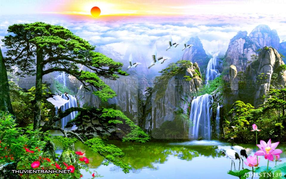 TRANH SƠN THỦY HỮU TÌNH, TRANH PHONG CẢNH SÔNG NÚI, TRUNG QUỐC - Kết quả tìm kiếm tranh tường