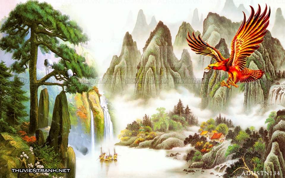 TRANH SƠN THỦY HỮU TÌNH, TRANH PHONG CẢNH SÔNG NÚI, TRUNG QUỐC - Kết quả tìm kiếm tranh tường