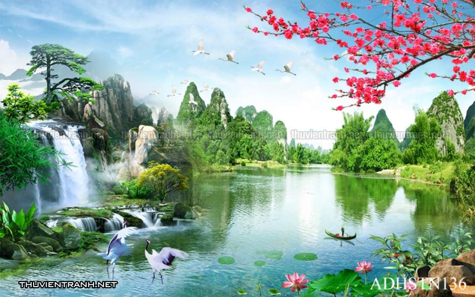 TRANH SƠN THỦY HỮU TÌNH, TRANH PHONG CẢNH SÔNG NÚI, TRUNG QUỐC - Kết quả tìm kiếm tranh tường