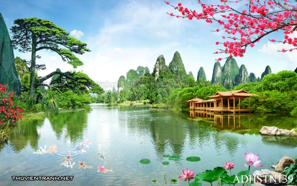 TRANH SƠN THỦY HỮU TÌNH, TRANH PHONG CẢNH SÔNG NÚI, TRUNG QUỐC - Kết quả tìm kiếm tranh tường