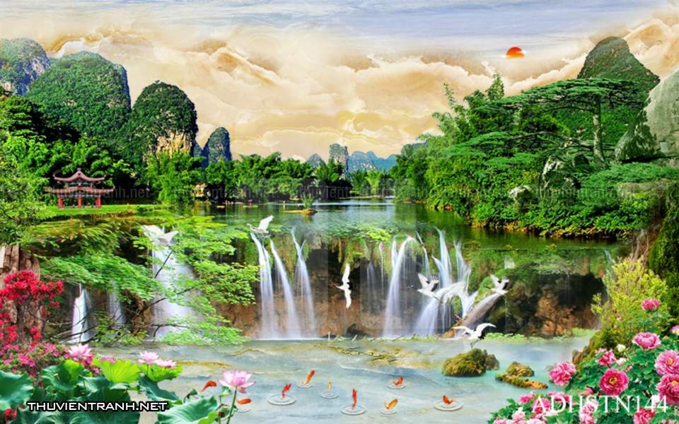 TRANH SƠN THỦY HỮU TÌNH, TRANH PHONG CẢNH SÔNG NÚI, TRUNG QUỐC - Kết quả tìm kiếm tranh tường
