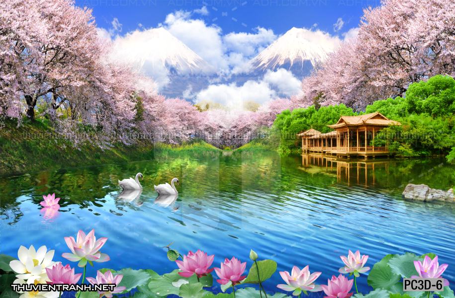 Tranh Phong cảnh 3D, Tranh phong cảnh hữu tình, phong cảnh đẹp - Kết quả tìm kiếm tranh tường