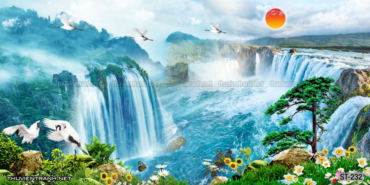 Tranh thác nước, phong cảnh thác nước, thiên nhiên đẹp - Kết quả tìm kiếm tranh tường