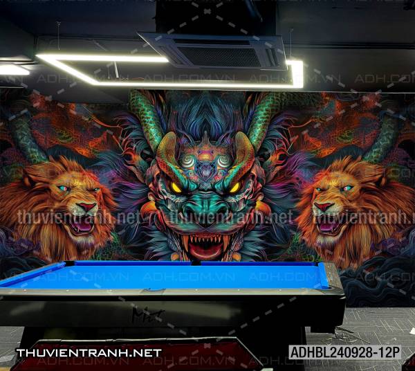  Tranh fantasy kỳ ảo trang trí quán bi-a, club billiard - Tranh tường chất lượng cao