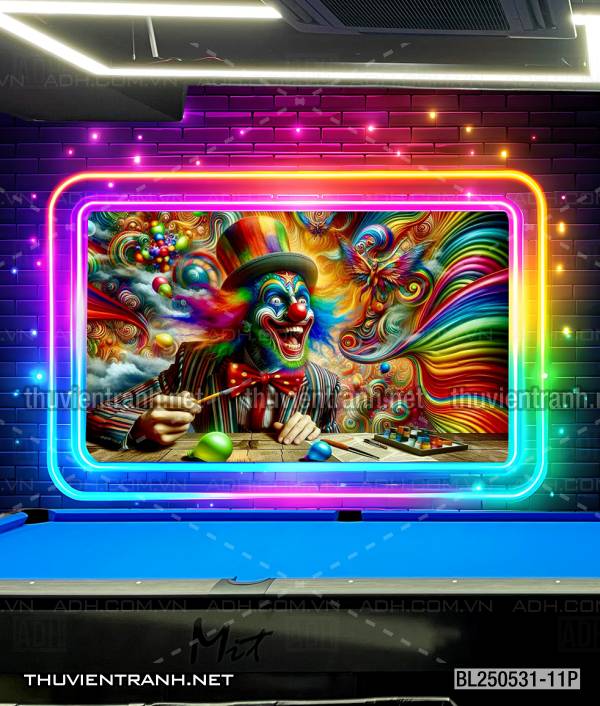  Tranh fantasy kỳ ảo trang trí quán bi-a, club billiard - Tranh tường chất lượng cao