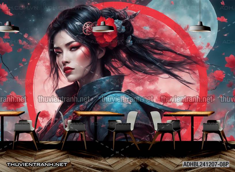Tranh fantasy kỳ ảo trang trí quán bi-a, club billiard - Tranh tường chất lượng cao