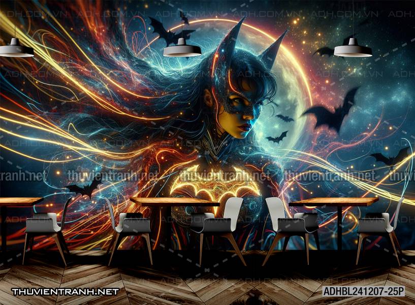 Tranh fantasy kỳ ảo trang trí quán bi-a, club billiard - Tranh tường chất lượng cao