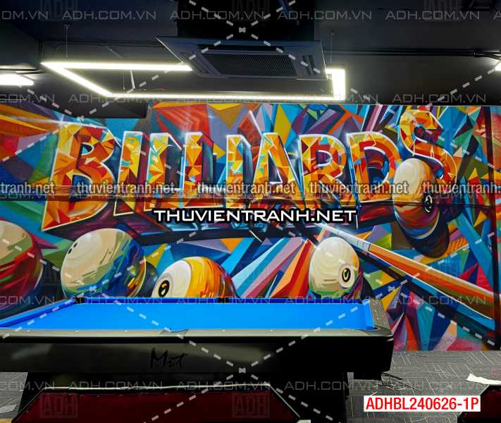   Tranh trang trí Club Bi-a, Tranh Phi hành gia , tranh graffiti - Tranh tường chất lượng cao