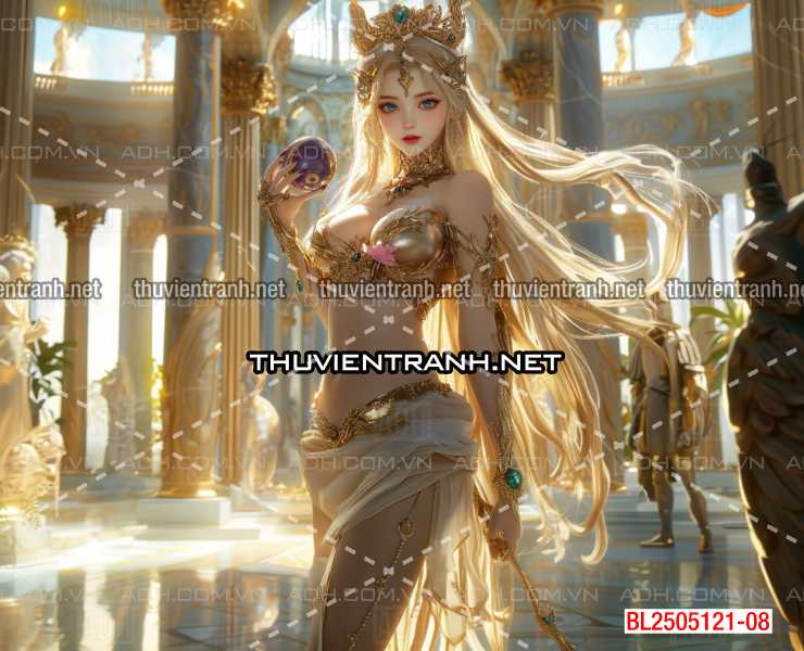  Bi-a nữ thần xinh đẹp - Tranh tường chất lượng cao