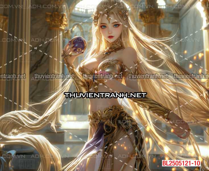  Bi-a nữ thần xinh đẹp - Tranh tường chất lượng cao