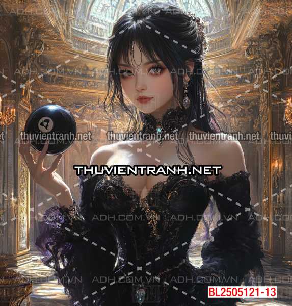  Bi-a nữ thần xinh đẹp - Tranh tường chất lượng cao