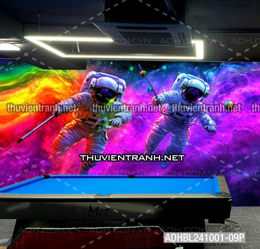  Bi-a Phi Hành gia Vũ Trụ màu sắc neon - Kết quả tìm kiếm tranh tường