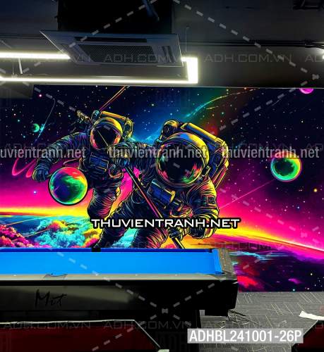  Bi-a Phi Hành gia Vũ Trụ màu sắc neon - Kết quả tìm kiếm tranh tường