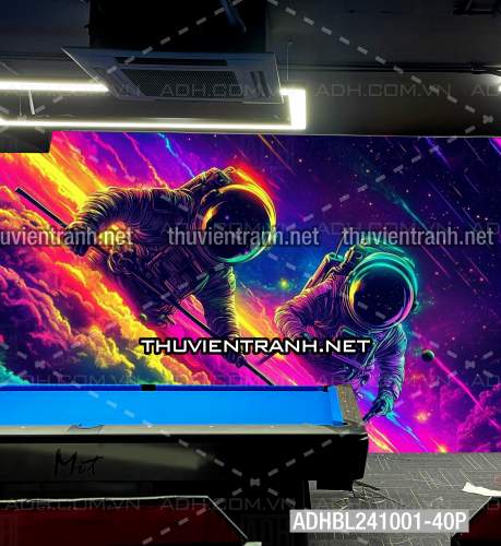  Bi-a Phi Hành gia Vũ Trụ màu sắc neon - Kết quả tìm kiếm tranh tường