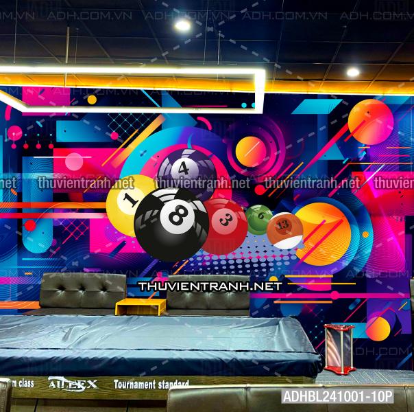 Tranh trang trí CLUB  Bi-a  trừu tượng màu sắc  - Kết quả tìm kiếm tranh tường