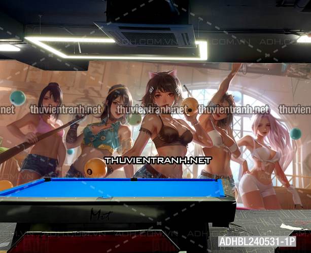 Tranh những cô gái anime 3D - Tranh tường chất lượng cao