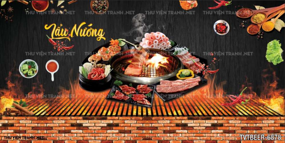 Tranh dán tường Quán Bia- Quán Nhậu  - Kết quả tìm kiếm tranh tường