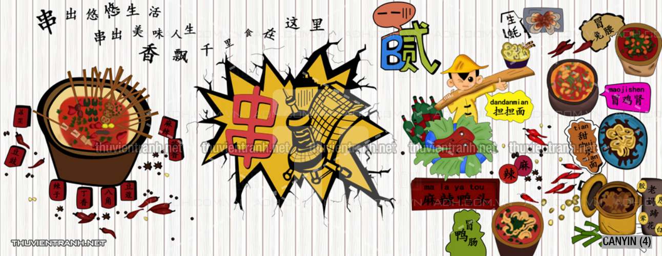 Tranh dán tường  Quán ăn, Nhà hàng Trung Quốc - Kết quả tìm kiếm tranh tường