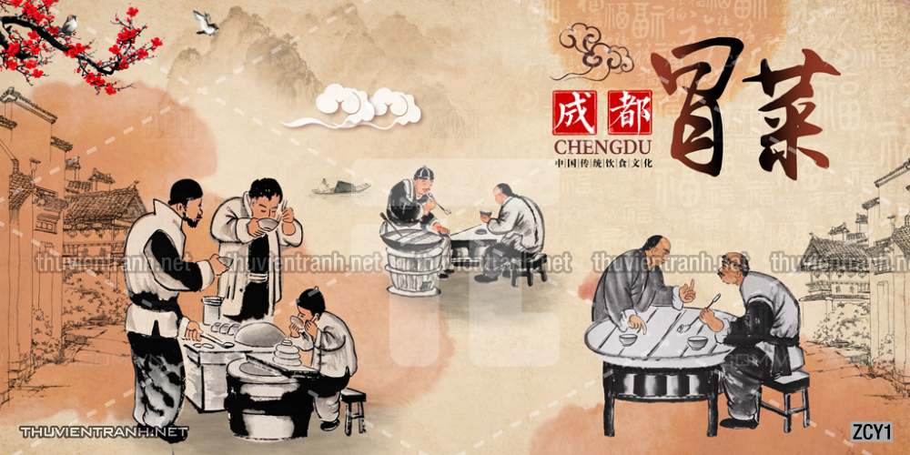 Tranh dán tường  Quán ăn, Nhà hàng Trung Quốc - Kết quả tìm kiếm tranh tường