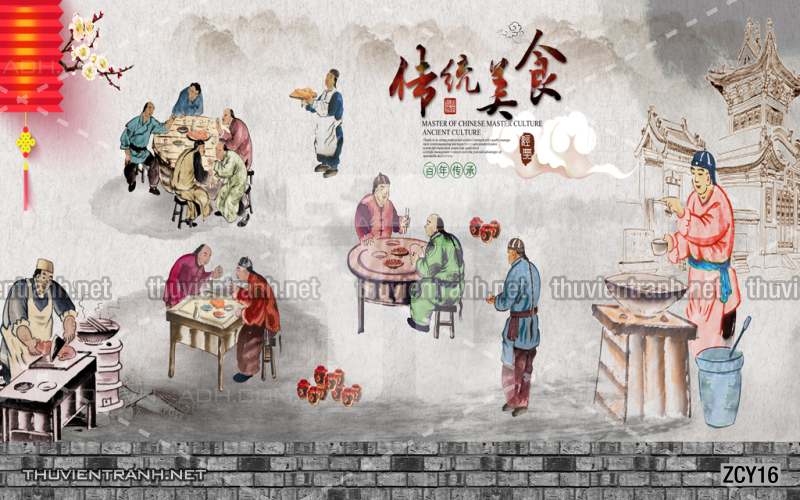 Tranh dán tường  Quán ăn, Nhà hàng Trung Quốc - Kết quả tìm kiếm tranh tường