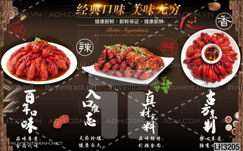 Tranh dán tường  Quán ăn Hải sản - Kết quả tìm kiếm tranh tường