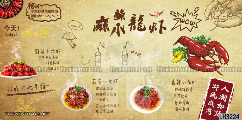 Tranh dán tường  Quán ăn Hải sản - Kết quả tìm kiếm tranh tường