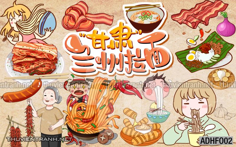  Tranh dán tường quán Mỳ Cay ăn vặt - Kết quả tìm kiếm tranh tường
