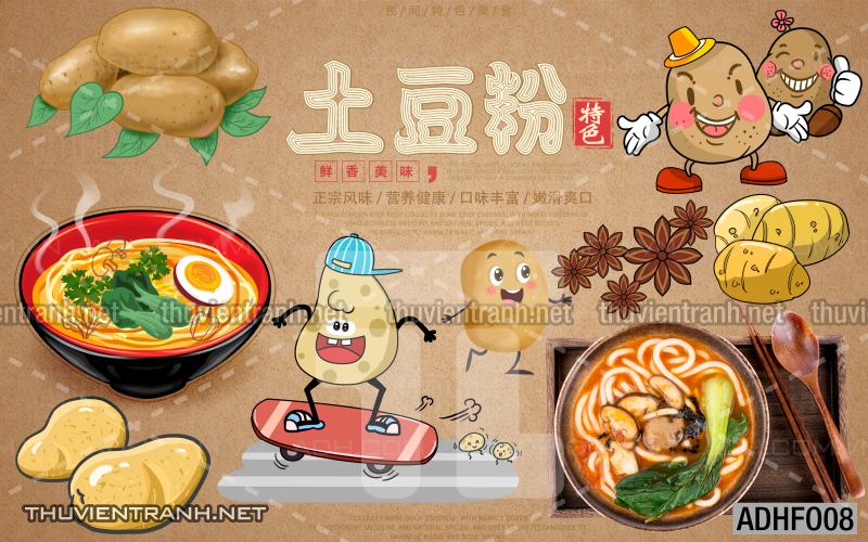  Tranh dán tường quán Mỳ Cay ăn vặt - Kết quả tìm kiếm tranh tường