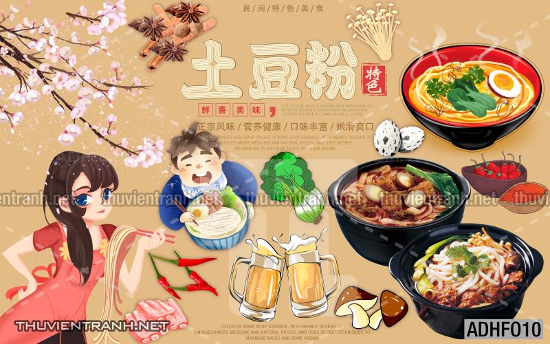  Tranh dán tường quán Mỳ Cay ăn vặt - Kết quả tìm kiếm tranh tường