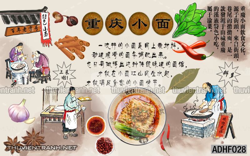  Tranh dán tường quán Mỳ Cay ăn vặt - Kết quả tìm kiếm tranh tường