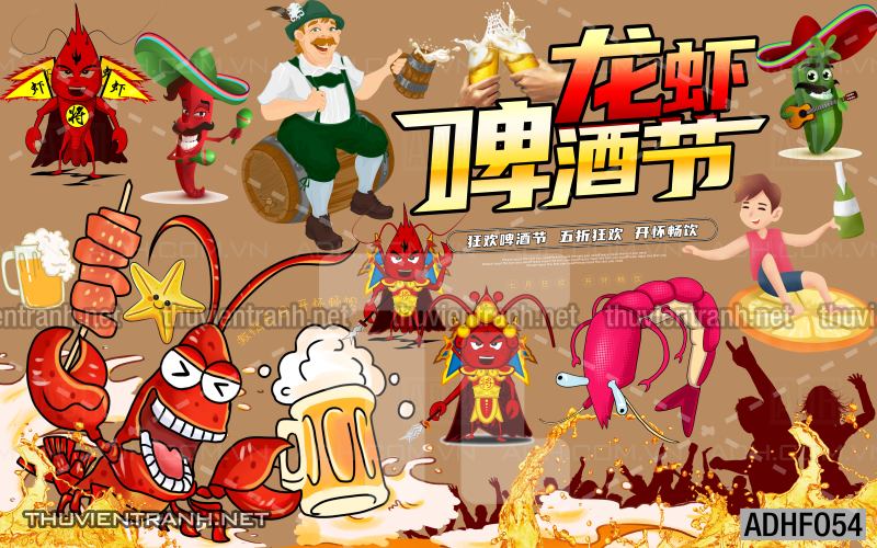  Tranh dán tường quán ăn Hải Sản - Kết quả tìm kiếm tranh tường
