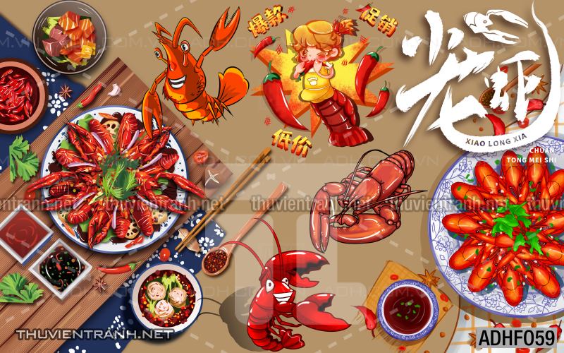  Tranh dán tường quán ăn Hải Sản - Kết quả tìm kiếm tranh tường