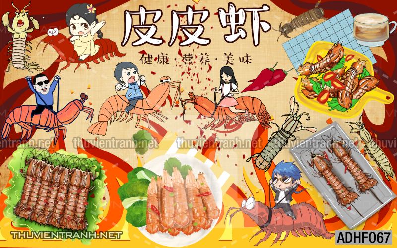  Tranh dán tường quán ăn Hải Sản - Kết quả tìm kiếm tranh tường