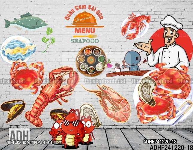 Tranh dán tường quán ăn lẩu nướng - Kết quả tìm kiếm tranh tường