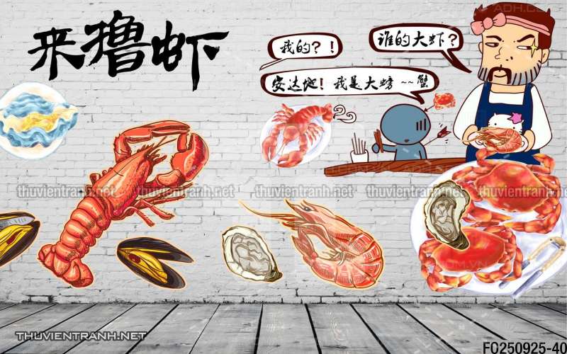 Tranh dán tường quán ăn lẩu nướng - Kết quả tìm kiếm tranh tường