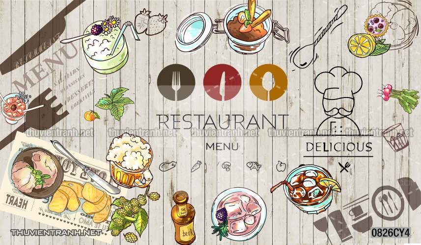 Tranh dán tường quán ăn Vặt, Pizza - Kết quả tìm kiếm tranh tường