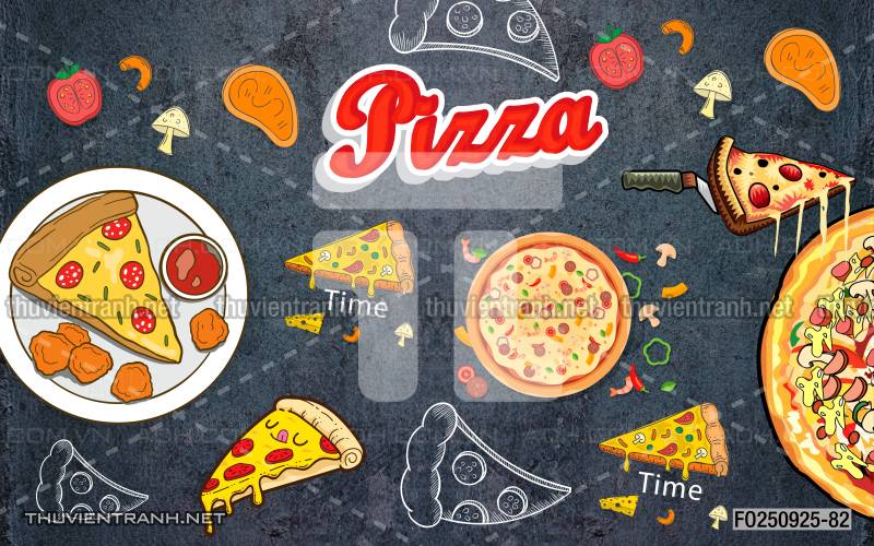  Tranh dán tường bánh Pizza - Kết quả tìm kiếm tranh tường