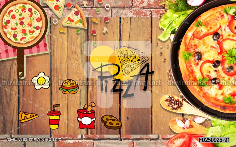  Tranh dán tường bánh Pizza - Kết quả tìm kiếm tranh tường