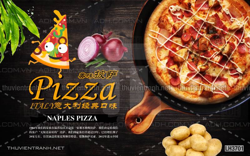  Tranh dán tường bánh Pizza - Kết quả tìm kiếm tranh tường