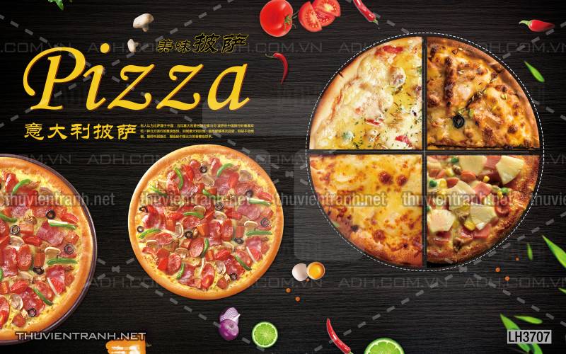  Tranh dán tường bánh Pizza - Kết quả tìm kiếm tranh tường