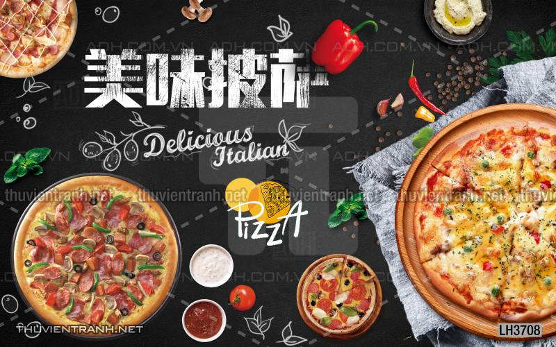  Tranh dán tường bánh Pizza - Kết quả tìm kiếm tranh tường