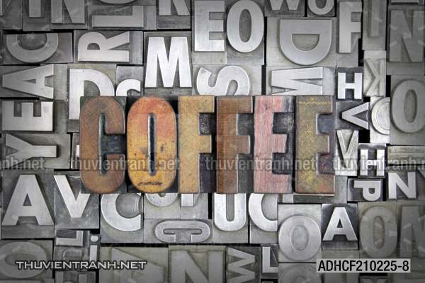 Tranh dán tường Quán Cafe - Tranh tường chất lượng cao