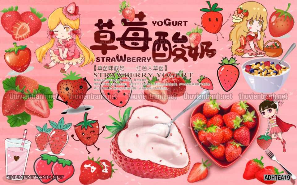  Tranh dán tường  Nước ép hoa quả - Tranh tường chất lượng cao