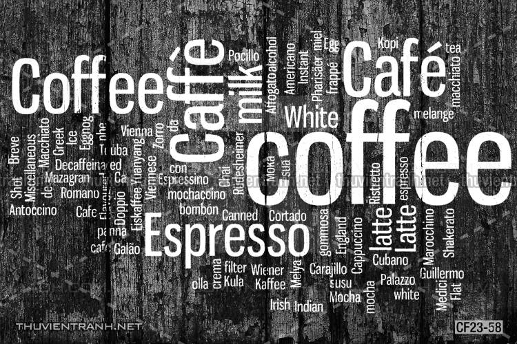  Tranh dán tường Cafe, tranh dán tường cô gái uống cafe - Tranh tường chất lượng cao