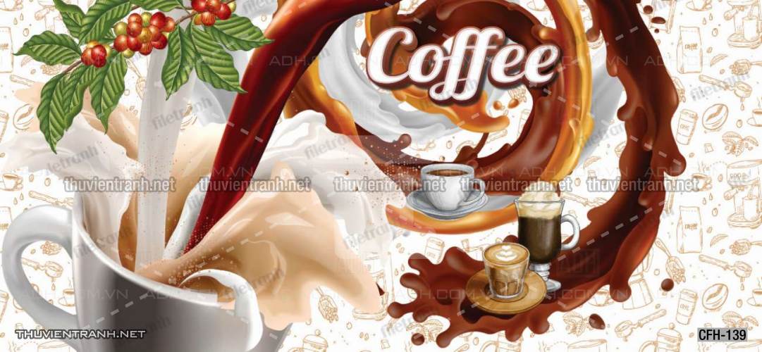  Tranh dán tường Quán Cafe, Trà Chanh, Trà sữa - Kết quả tìm kiếm tranh tường
