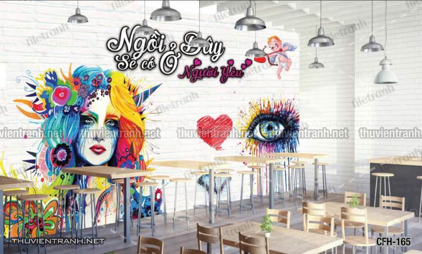  Tranh dán tường Quán Cafe, Trà Chanh, Trà sữa - Kết quả tìm kiếm tranh tường