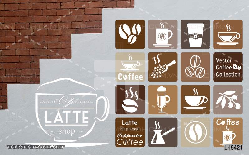 Tranh dán tường Quán  Cafe - Kết quả tìm kiếm tranh tường
