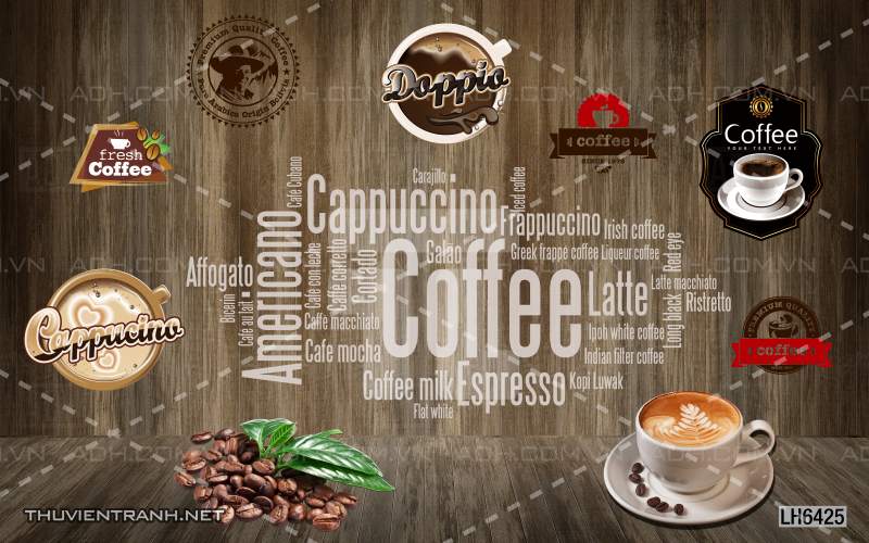 Tranh dán tường Quán  Cafe - Kết quả tìm kiếm tranh tường