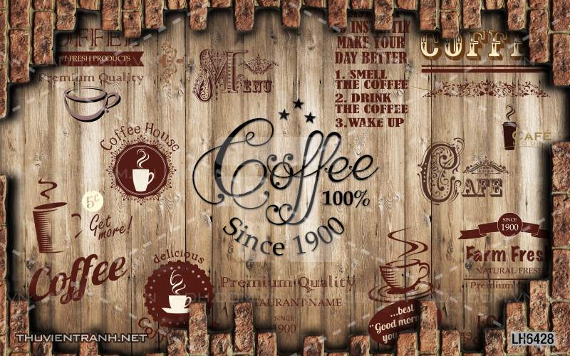 Tranh dán tường Quán  Cafe - Kết quả tìm kiếm tranh tường