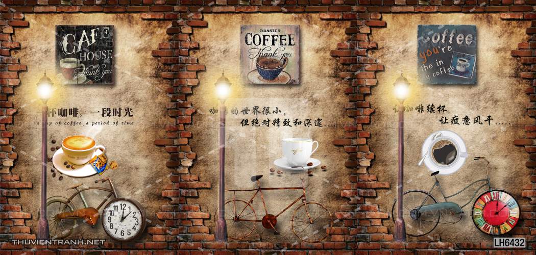 Tranh dán tường Quán  Cafe - Kết quả tìm kiếm tranh tường